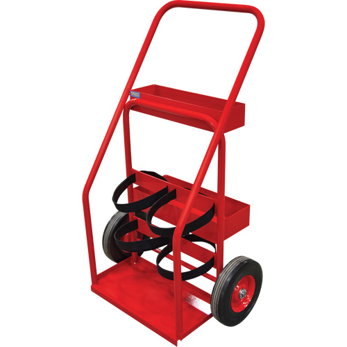 Chariot de prevention d'incendie pour travaux &agrave; chaud, Roues Semi-pneumatique, Base de 17,75" la x 8,9" lo, 100 lb Meunier Outillage Industriel