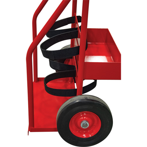 Chariot de prevention d'incendie pour travaux &agrave; chaud, Roues Semi-pneumatique, Base de 17,75" la x 8,9" lo, 100 lb Meunier Outillage Industriel