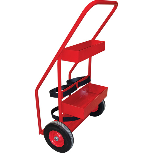 Chariot de prevention d'incendie pour travaux &agrave; chaud, Roues Semi-pneumatique, Base de 17,75" la x 8,9" lo, 100 lb Meunier Outillage Industriel