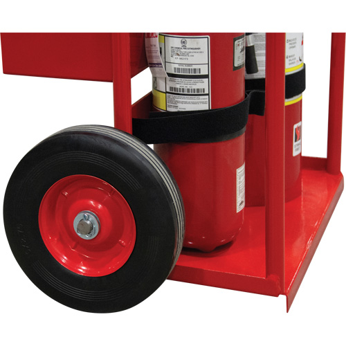 Chariot de prevention d'incendie pour travaux &agrave; chaud, Roues Semi-pneumatique, Base de 17,75" la x 8,9" lo, 100 lb Meunier Outillage Industriel