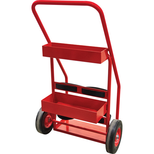 Chariot de prevention d'incendie pour travaux &agrave; chaud, Roues Semi-pneumatique, Base de 17,75" la x 8,9" lo, 100 lb Meunier Outillage Industriel