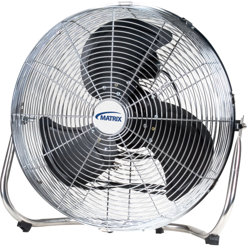 Ventilateur sur pied haute vitesse, 3 vitesses, 18" Diam&egrave;tre Meunier Outillage Industriel