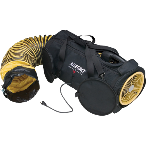 Ventilateurs axiaux  Air Bag  ALLEGRO INDUSTRIES, 1/4 CV, 700 pi³/min Meunier Outillage Industriel