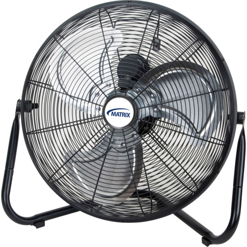 High-Velocity Floor Fan, Commercial, 3 Speed, 16" Diameter Meunier Outillage Industriel