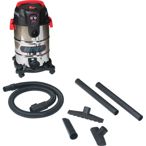 Aspirateur, Secs-humides, 6 CV, 8 gal. US (30,3 litres) Meunier Outillage Industriel