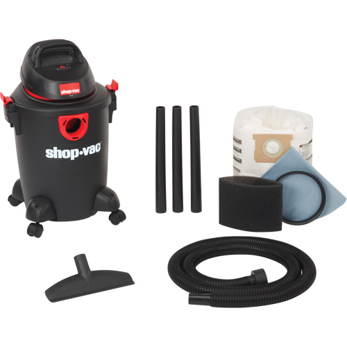 Aspirateur d'atelier s&eacute;rie bricolage & atelier, Secs-humides, 3,5 CV, 6 gal. US (22,7 litres) Meunier Outillage Industriel