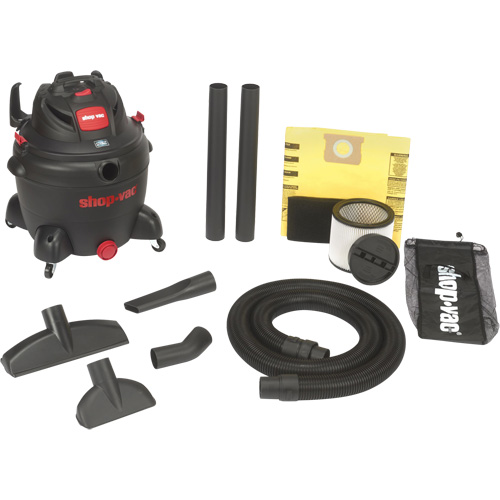 Aspirateur utilitaire pour atelier SVX2, Secs-humides, 6,5 CV, 16 gal. US (60,6 litres) Meunier Outillage Industriel