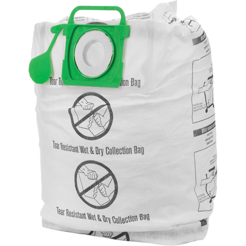 Tear-Resistant Wet/Dry Collection Vacuum Bags, 5 - 10 US gal. Meunier Outillage Industriel