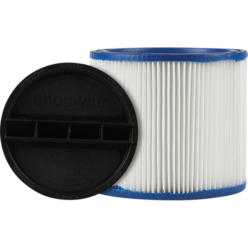 CleanStream&reg; Gore&reg; Wet/Dry Vacuum Filter, Cartridge/Hepa, Fits 5 US gal. Meunier Outillage Industriel