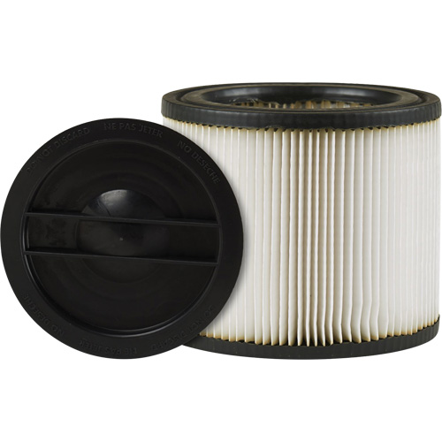 Small Vacuum Filter, Cartridge, Fits 1 - 6 US gal. Meunier Outillage Industriel