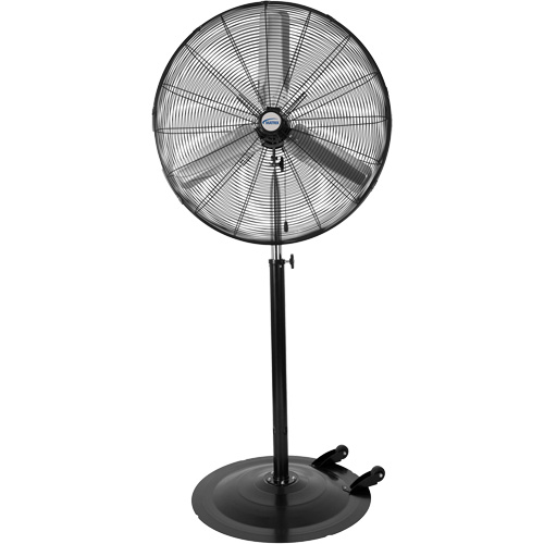 Ventilateur non oscillant sur socle avec roulettes, Industriel, 3 Vitesses, Diam&egrave;tre de 30" Meunier Outillage Industriel