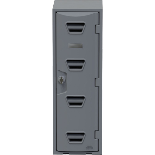 Locker, 12" x 15" x 36", Grey, Assembled Meunier Outillage Industriel