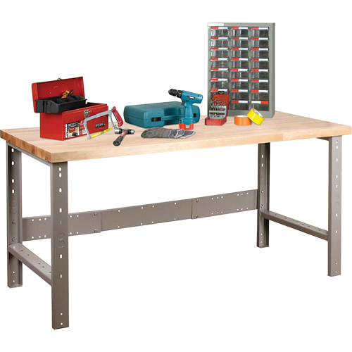 Pre-Designed Workbench, Top & Legs Only, 2500 lbs. Cap., 72" W x 30" D, 34" H Meunier Outillage Industriel