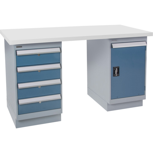 Pre-Designed Workbench, 72" W x 30" D x 34" H, 2500 lbs. Capacity Meunier Outillage Industriel
