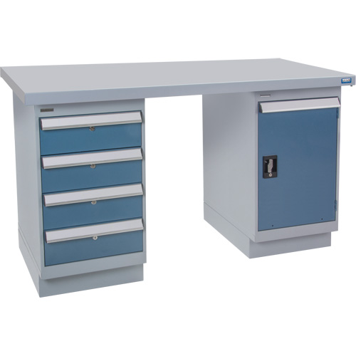 &eacute;tabli pr&eacute;conçu, 60" la x 36" p x 34" h, Capacit&eacute; 2500 lb Meunier Outillage Industriel