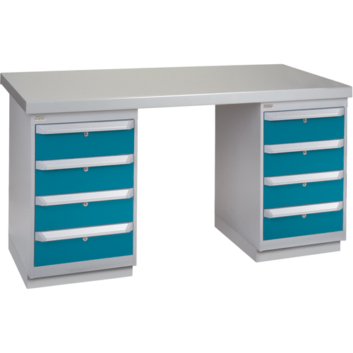 &eacute;tabli pr&eacute;conçu, 72" la x 36" p x 34" h, Capacit&eacute; 2500 lb Meunier Outillage Industriel