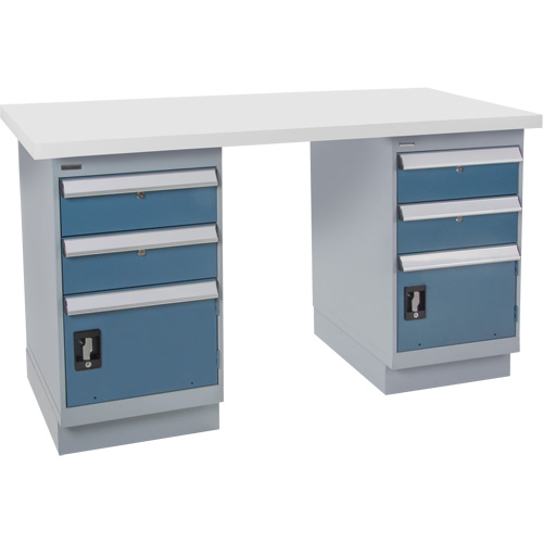 Pre-Designed Workbench, 72" W x 30" D x 34" H, 2500 lbs. Capacity Meunier Outillage Industriel