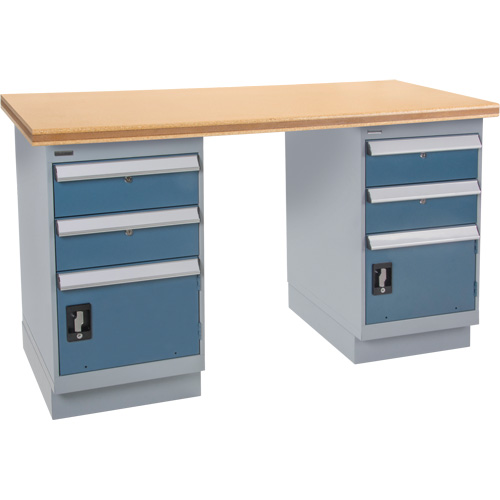 &eacute;tabli pr&eacute;conçu, 72" la x 36" p x 34" h, Capicit&eacute; 2500 lb Meunier Outillage Industriel