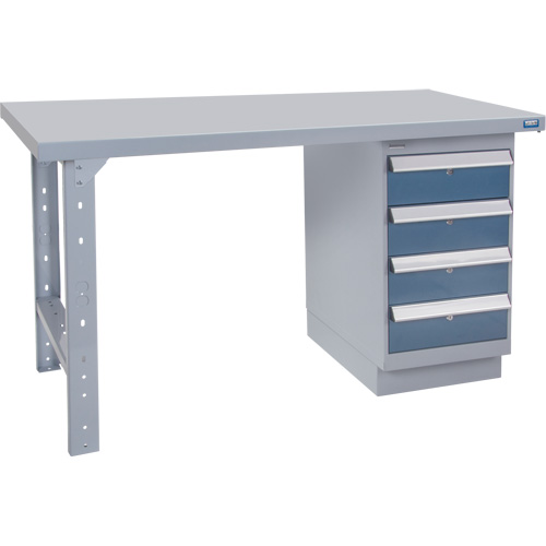 Workbench, 60" W x 36" D x 34" H, 2500 lbs. Capacity Meunier Outillage Industriel