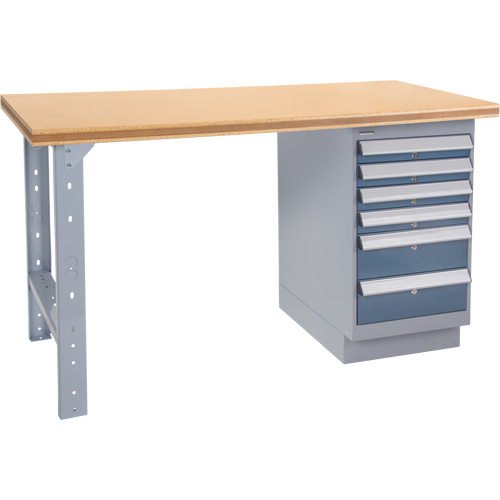 &eacute;tabli pr&eacute;conçu, 72" la x 36" p x 34" h, Capicit&eacute; 2500 lb Meunier Outillage Industriel