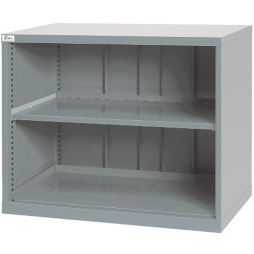 Shelf Cabinets, Steel, 33-1/2" H x 40-1/4" W x 22-1/2" D, Light Grey Meunier Outillage Industriel