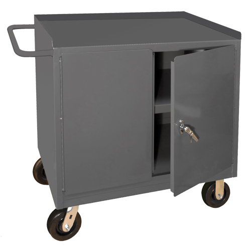 Armoire d'&eacute;tabli mobile, Acier Surface Meunier Outillage Industriel