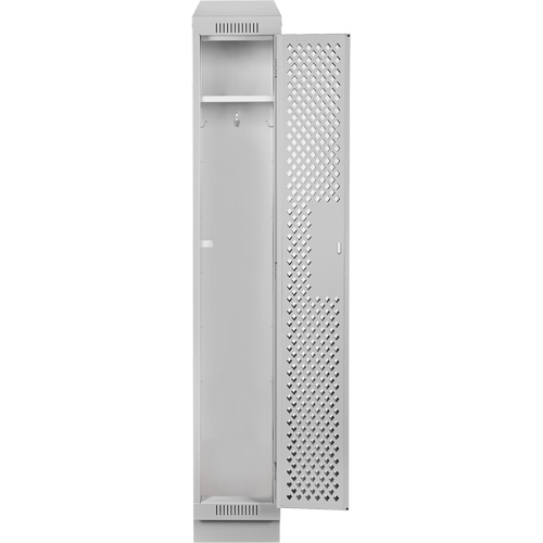 Clean Line Lockers, 12" x 18" x 82", Steel, Grey, Rivet (Assembled), Perforated Meunier Outillage Industriel