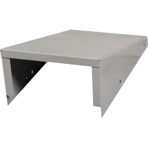 Clean Line Economy Lockers Slope Top, 1 Bank, 18" D x 12" W x 6" H, Grey, Steel Meunier Outillage Industriel