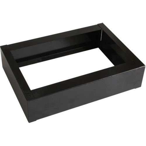 Base encastr&eacute;e pour casiers robustes enti&egrave;rement soud&eacute;e Concorde, 1 Blocs, 4" lo x 12" la x 17" p, Noir, Acier Meunier Outillage Industriel