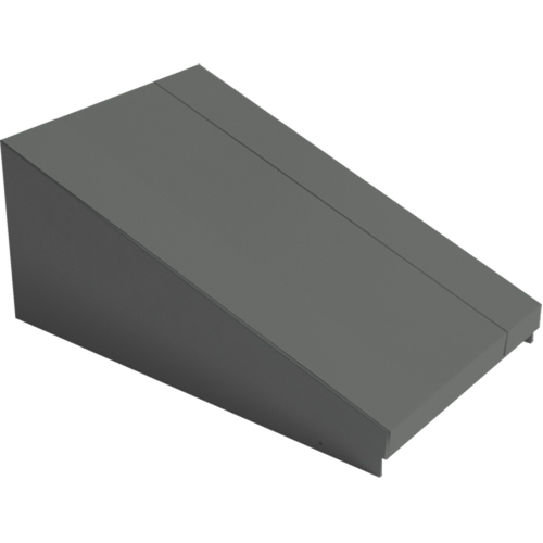 All-Welded Concorde - Heavy-Duty Lockers Sloping Top, 1 Bank, 18" D x 12" W x 6" H, Steel Meunier Outillage Industriel