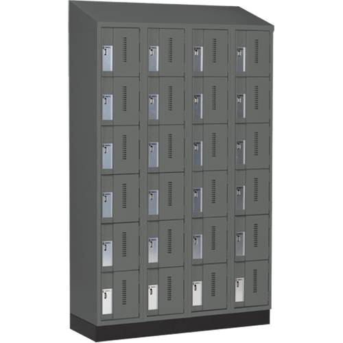 Casiers robustes Concorde, 6 niveaux, Bloc de 4, 48" x 18" x 82", Acier, Charbon, Soud&eacute; (assembl&eacute;) Meunier Outillage Industriel