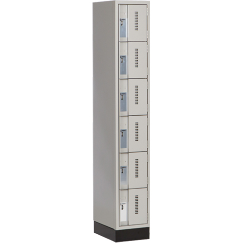Casiers robustes Concorde, 6 niveaux, 12" x 18" x 76", Acier, Gris, Soud&eacute; (assembl&eacute;) Meunier Outillage Industriel