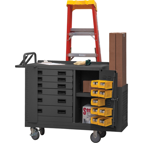 Postes de travail mobiles et robustes, Acier Surface Meunier Outillage Industriel