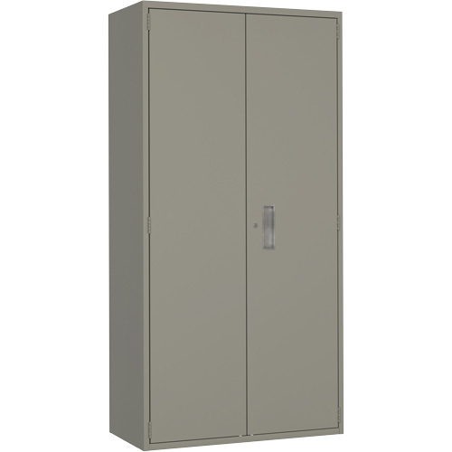 Combination Storage Cabinet, Steel, 6 Shelves, 72" H x 36" W x 18" D, Grey Meunier Outillage Industriel