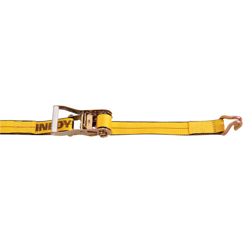Tendeur d'arrimage &agrave; cliquet, Crochet &agrave; fil m&eacute;tallique, 2" , 30' , Charge d'utilisation max. 3333 lb (1511 kg) Meunier Outillage Industriel