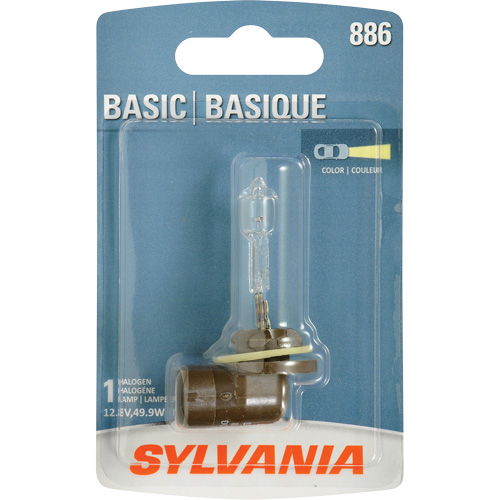 886 Basic Fog Light Bulb, Halogen, 50 W, Off White Meunier Outillage Industriel