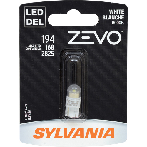 195 Zevo&reg; Mini Automotive Bulb, LED, 0.7 W, White Meunier Outillage Industriel
