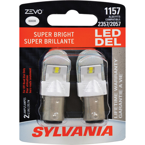1157 Zevo&reg; Mini Automotive Bulb, LED, 1.7 W, White Meunier Outillage Industriel