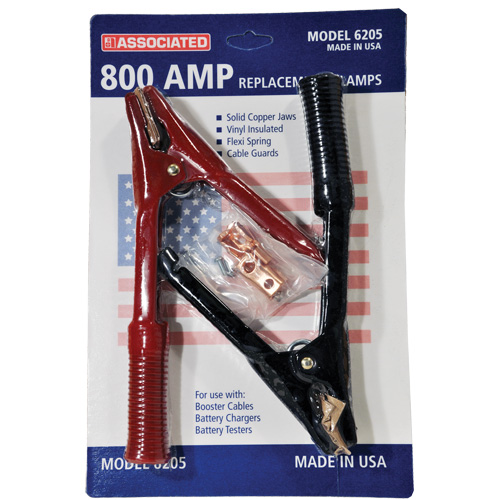 800 Amp Professional Heavy-Duty Booster Cable Clamps Meunier Outillage Industriel