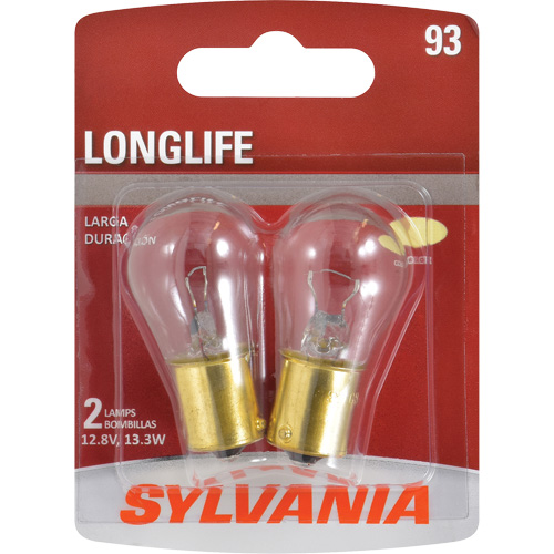 93 Long Life Mini Automotive Bulb, Incandescent, 13.3 W Meunier Outillage Industriel