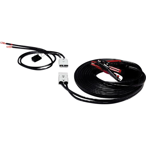 Pinces robustes enti&egrave;rement isol&eacute;es avec adaptateurs de borne lat&eacute;rale, 4 AWG, 500 A, C&acirc;ble 30' Meunier Outillage Industriel