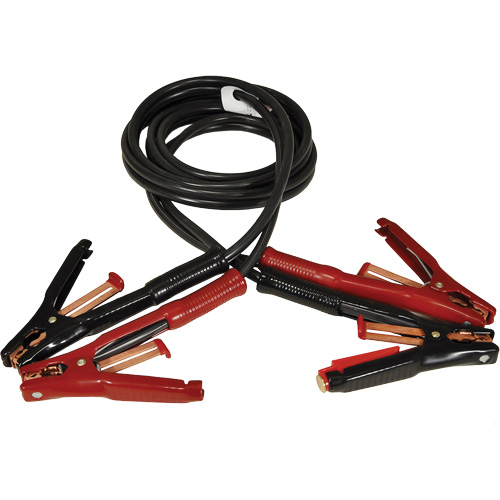 Super Heavy-Duty Booster Cable with Flexi-Spring Strain, 5 AWG, 500 A, 12' Cable Meunier Outillage Industriel