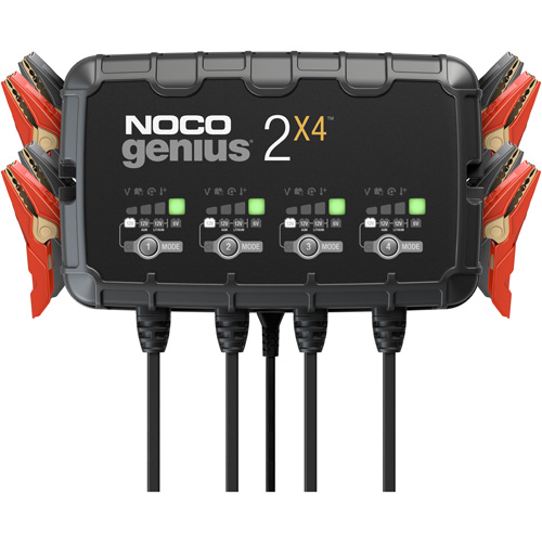 Chargeur de batterie 4 sorties de 8 A Genius 2X4 Meunier Outillage Industriel