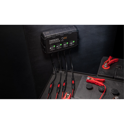 Chargeur de batterie 4 sorties de 8 A Genius 2X4 Meunier Outillage Industriel