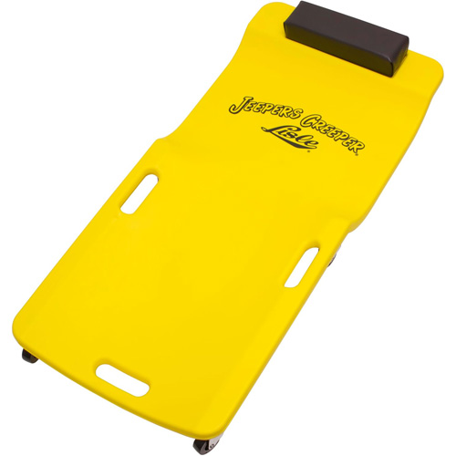 Yellow Low Profile Plastic Creeper Meunier Outillage Industriel