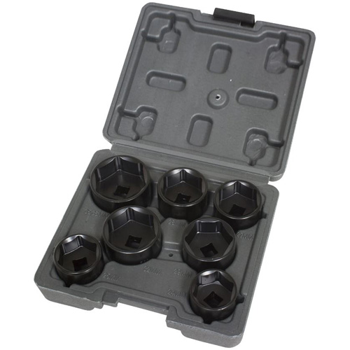 7-Piece Low Profile Filter Socket Set Meunier Outillage Industriel
