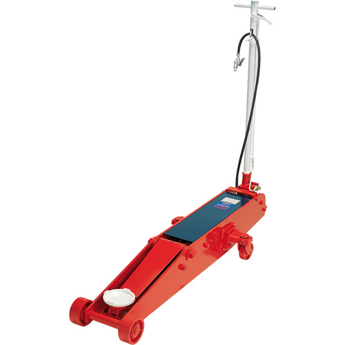 Floor Jack, 10 Ton(s) Capacity, 6-1/8" Lowered, 27-1/4" Raised, Air Hydraulic Meunier Outillage Industriel