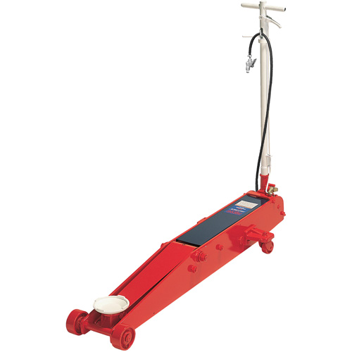 Floor Jack, 5 Ton(s) Capacity, 5-5/8" Lowered, 27-1/4" Raised, Air Hydraulic Meunier Outillage Industriel
