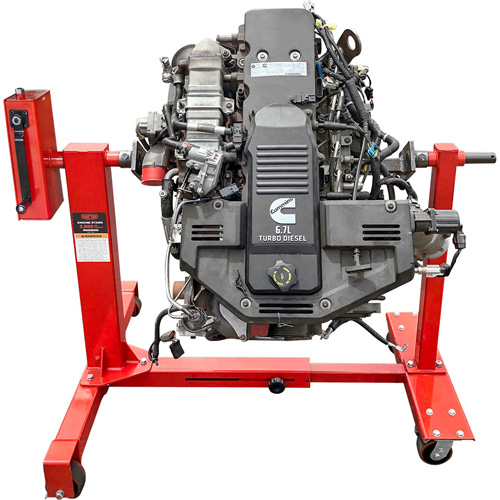 75:1 Gear-Driven Engine Stand, 1 tons Capacity, 42" H Meunier Outillage Industriel