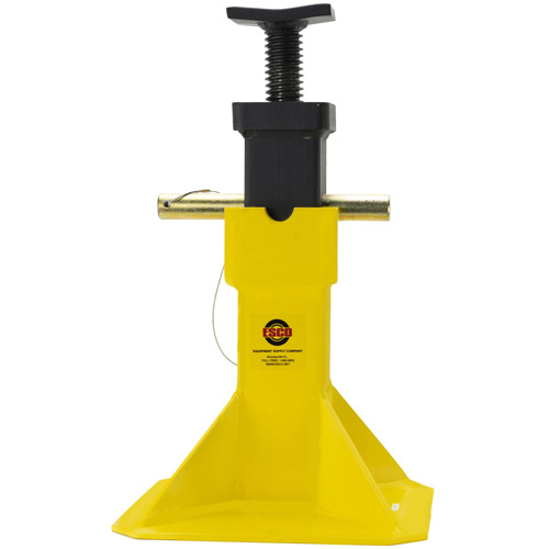 Jack Stands with Adjustable Screw Top Saddle, Locking Pin, 15-1/2" - 20-1/2" H Meunier Outillage Industriel